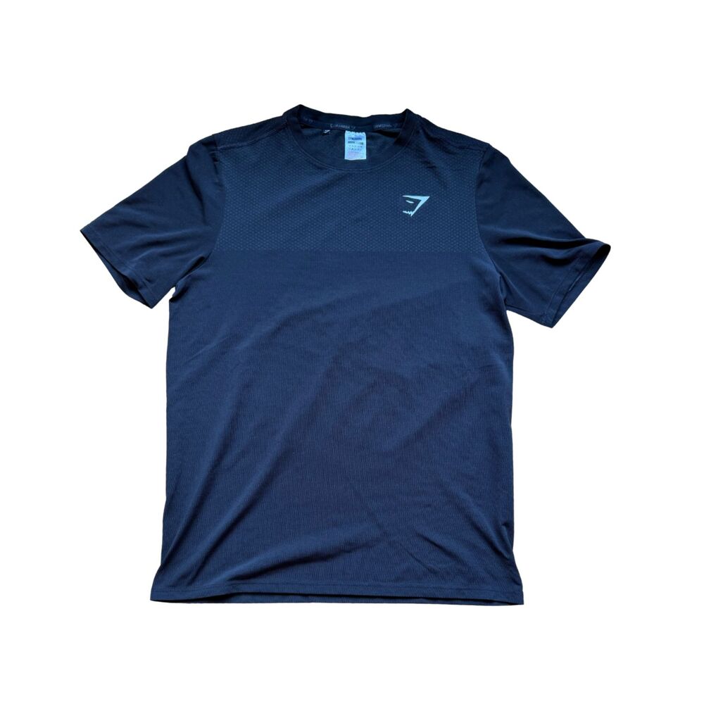 Gymshark Black Crew Neck Short Sleeve Tee Shirt Size S Performance
